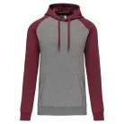 Proact PA369 ADULT TWO-TONE HOODED SWEATSHIRT 2XL