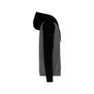 Proact PA380 UNISEX TWO-TONE ZIPPED HOODED FLEECE JACKET S