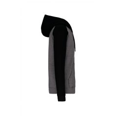 Proact PA380 UNISEX TWO-TONE ZIPPED HOODED FLEECE JACKET XS