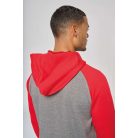 Proact PA380 UNISEX TWO-TONE ZIPPED HOODED FLEECE JACKET 2XL