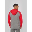 Proact PA380 UNISEX TWO-TONE ZIPPED HOODED FLEECE JACKET L