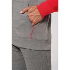 Proact PA380 UNISEX TWO-TONE ZIPPED HOODED FLEECE JACKET XS