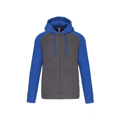   Proact PA380 UNISZEX KÉTSZÍNŰ, CIPZÁRAS, KAPUCNIS, GYAPJÚ MELEGÍTŐFELSŐ S