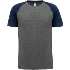 Proact PA4010 ADULT TRIBLEND TWO-TONE SPORTS SHORT-SLEEVED T-SHIRT M