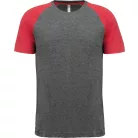 Proact PA4010 ADULT TRIBLEND TWO-TONE SPORTS SHORT-SLEEVED T-SHIRT S