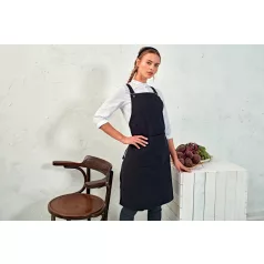 PR129 CROSS BACK ’BARISTA’ nyakpántos kötény