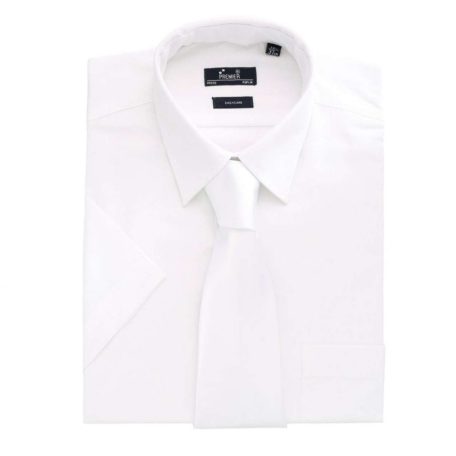 PR202 MEN'S SHORT SLEEVE POPLIN SHIRT