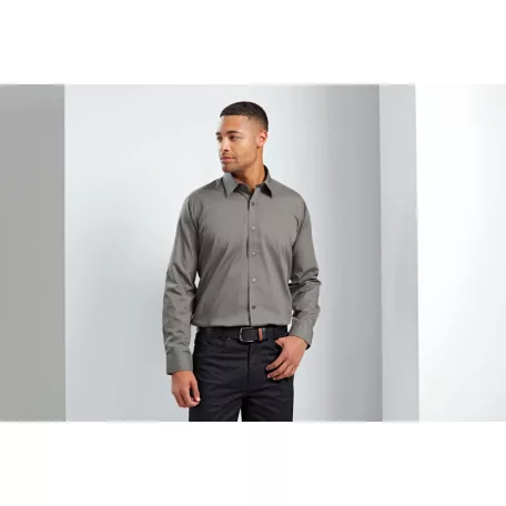 Premier PR204 MEN’S LONG SLEEVE FITTED POPLIN SHIRT M/L
