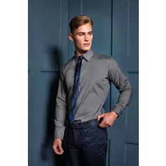 PR204 MEN’S LONG SLEEVE FITTED POPLIN SHIRT