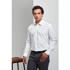   Premier PR207 MEN'S POPLIN SUPREME LONG SLEEVE SHIRT S/M