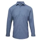 Premier PR217 MEN'S CROSS-DYE ROLL SLEEVE POPLIN BAR SHIRT XS