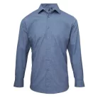Premier PR217 MEN'S CROSS-DYE ROLL SLEEVE POPLIN BAR SHIRT XS