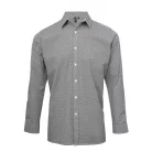 PR220 MEN'S LONG SLEEVE GINGHAM COTTON MICROCHECK SHIRT