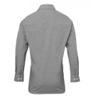 PR220 MEN'S LONG SLEEVE GINGHAM COTTON MICROCHECK SHIRT