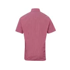 PR221 Férfi rövidujjú pamut ing, piros/fehér