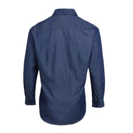 PR222 MEN’S JEANS STITCH DENIM SHIRT