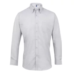   Premier PR234 MEN’S LONG SLEEVE SIGNATURE OXFORD SHIRT 3XL/4XL