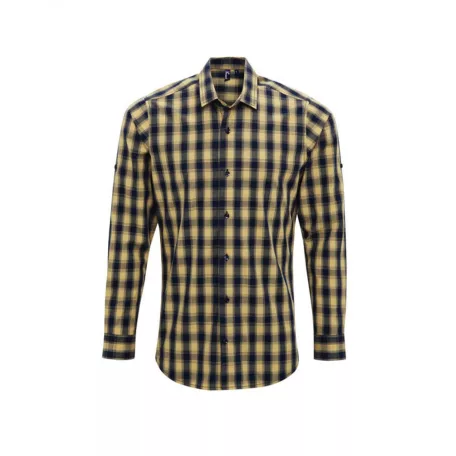 PR250 'MULLIGAN' CHECK - MEN'S LONG SLEEVE COTTON SHIRT