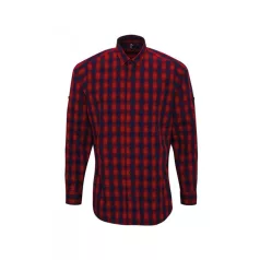   PR250 'MULLIGAN' CHECK - MEN'S LONG SLEEVE COTTON SHIRT