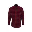 PR250 'MULLIGAN' CHECK - MEN'S LONG SLEEVE COTTON SHIRT