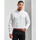 PR258 BANDED COLLAR 'GRANDAD' LONG SLEEVE SHIRT