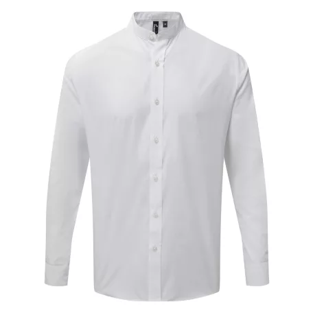 PR258 BANDED COLLAR 'GRANDAD' LONG SLEEVE SHIRT