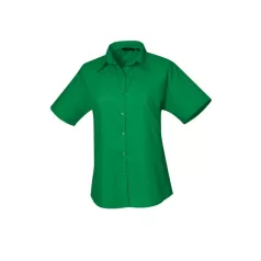 Premier PR302 WOMEN'S SHORT SLEEVE POPLIN BLOUSE XL
