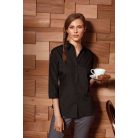 PR305 WOMEN'S POPLIN 3/4 SLEEVE BLOUSE