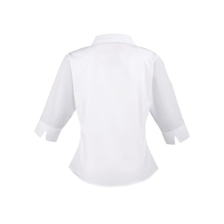 PR305 WOMEN'S POPLIN 3/4 SLEEVE BLOUSE