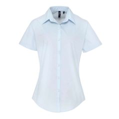   Premier PR309 WOMEN'S POPLIN SUPREME SHORT SLEEVE SHIRT L