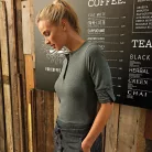 Premier PR318 női felhajtható ujjú póló