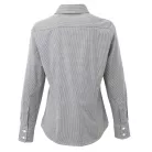 PR320 WOMEN'S LONG SLEEVE GINGHAM MICROCHECK SHIRT