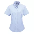 PR321 WOMEN'S SHORT SLEEVE GINGHAM MICROCHECK SHIRT