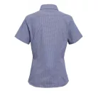 PR321 WOMEN'S SHORT SLEEVE GINGHAM MICROCHECK SHIRT