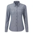 Premier PR347 WOMEN'S ORGANIC CHAMBRAY FAIRTRADE SHIRT 2XL