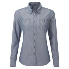   Premier PR347 WOMEN'S ORGANIC CHAMBRAY FAIRTRADE SHIRT L