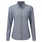Premier PR347 WOMEN'S ORGANIC CHAMBRAY FAIRTRADE SHIRT S