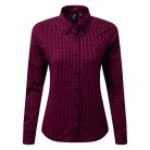 PR352 'MAXTON' CHECK WOMEN'S LONG SLEEVE SHIRT