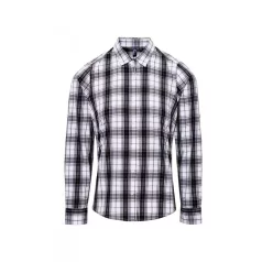   PR354 'GINMILL' CHECK - WOMEN'S LONG SLEEVE COTTON SHIRT