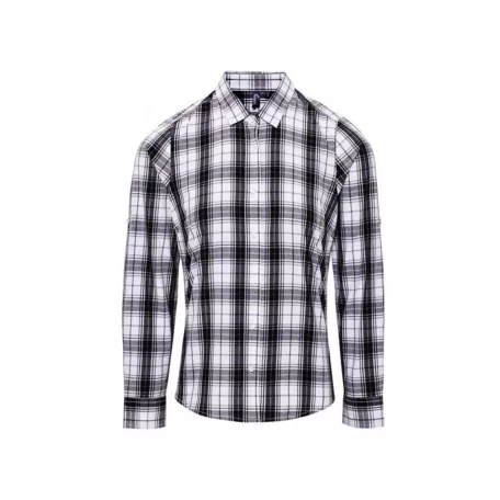 PR354 'GINMILL' CHECK - WOMEN'S LONG SLEEVE COTTON SHIRT