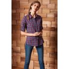 PR356 'SIDEHILL' CHECK - WOMEN'S LONG SLEEVE COTTON SHIRT