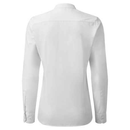 Premier PR358 WOMEN’S BANDED COLLAR 'GRANDAD' SHIRT L