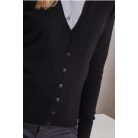 PR402 V nyakú kötött női kardigán