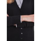 PR402 V nyakú kötött női kardigán