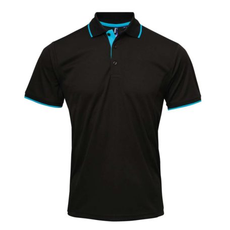 Premier PR618 MEN’ S CONTRAST COOLCHECKER® POLO S