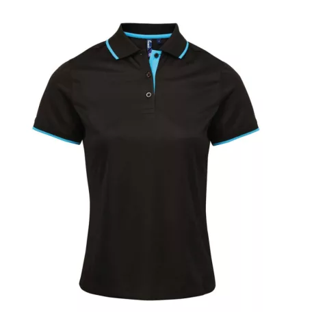 Premier PR619 LADIES’ CONTRAST COOLCHECKER® POLO XL