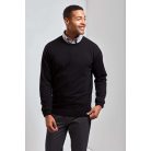 Premier PR692 kereknyakú férfi kötött pulóver