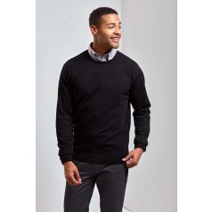 Premier PR692 kereknyakú férfi kötött pulóver