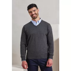 Premier PR694 MEN'S KNITTED V-NECK SWEATER L