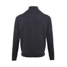 PR695 nyakcipzáras kötött férfi pulóver